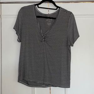 Soft and sexy striped tee